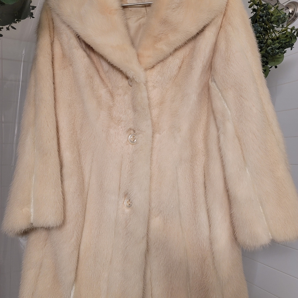 Ivory Mink Coat (Small)